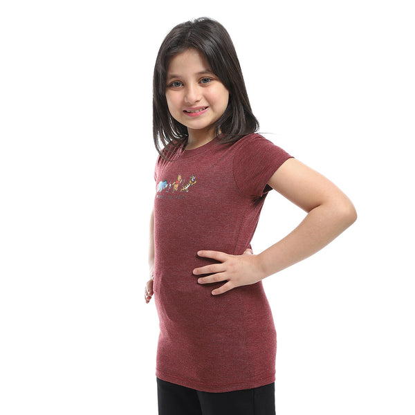 printed-t-shirt-dark-red