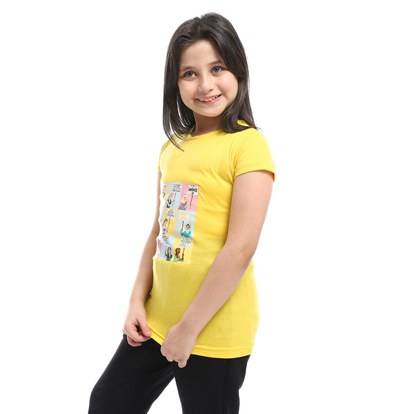 printed-t-shirt-yellow
