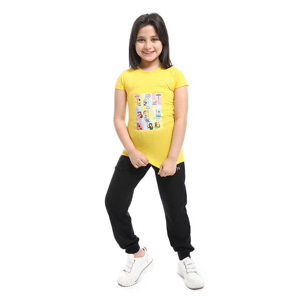 printed-t-shirt-yellow