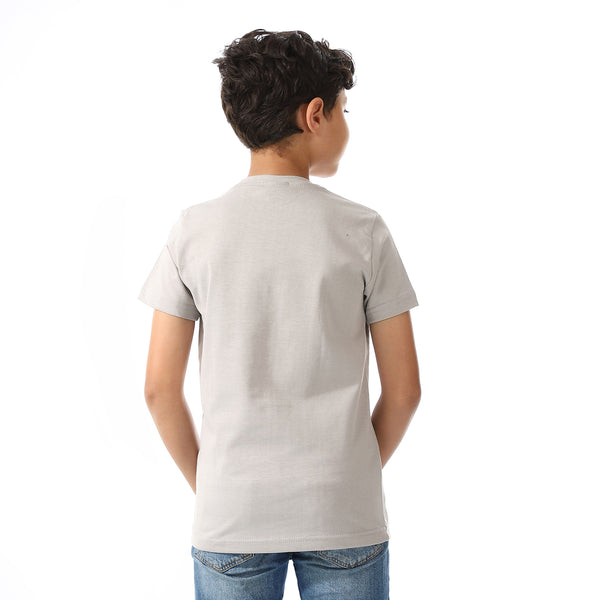 Printed Round Neck T-Shirt For Boys