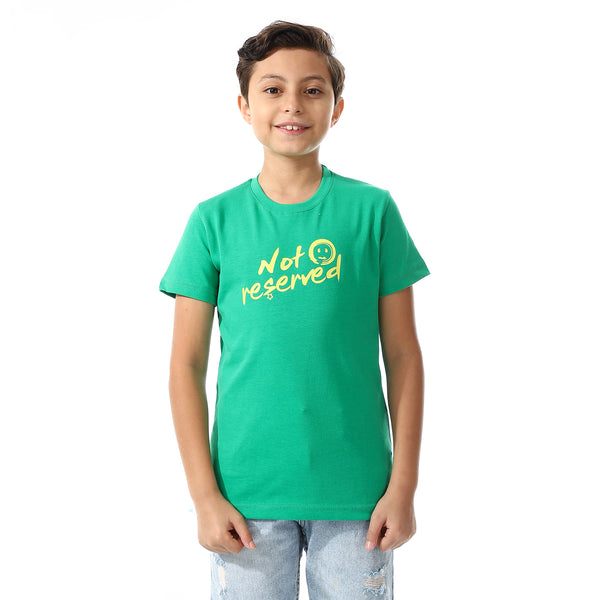 Printed Round Neck T-Shirt For Boys