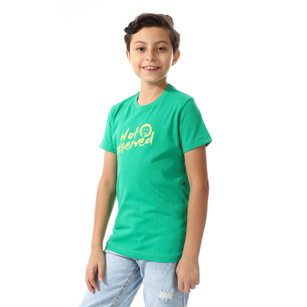 Printed Round Neck T-Shirt For Boys