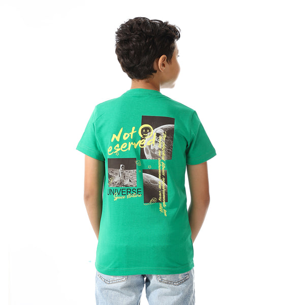 Printed Round Neck T-Shirt For Boys