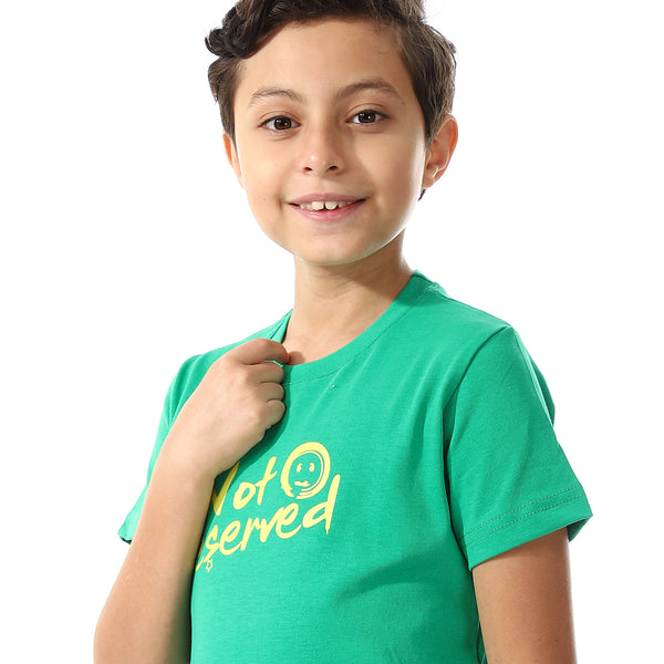 Printed Round Neck T-Shirt For Boys
