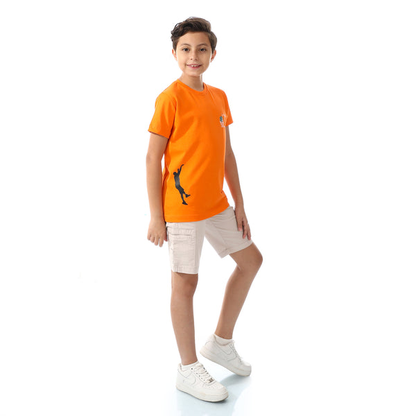 Printed Slip-On Comfy T-Shirt