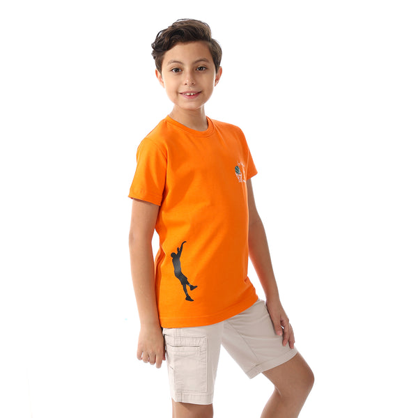Printed Slip-On Comfy T-Shirt