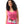 Printed Comfy Hot Pink Sleeveless Sleepshirt