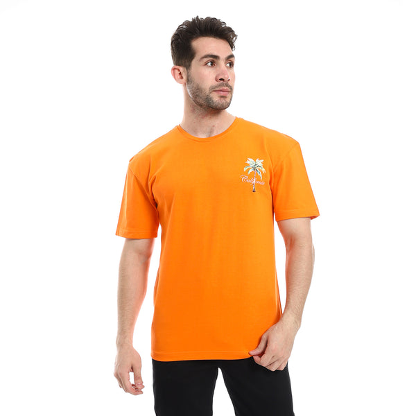 printed_slip_on_orange_short_sleeve_summer_tee_