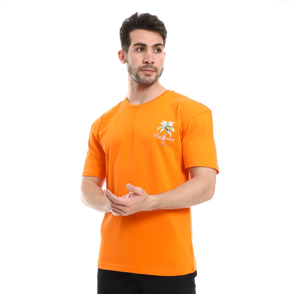 printed_slip_on_orange_short_sleeve_summer_tee_