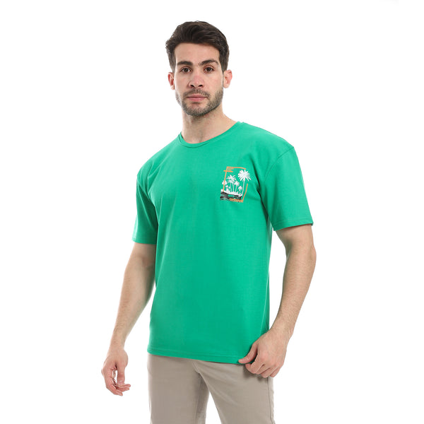 printed_slip_on_green_short_sleeve_summer_tee_