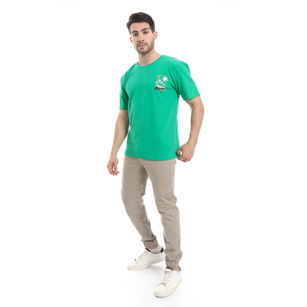 printed_slip_on_green_short_sleeve_summer_tee_