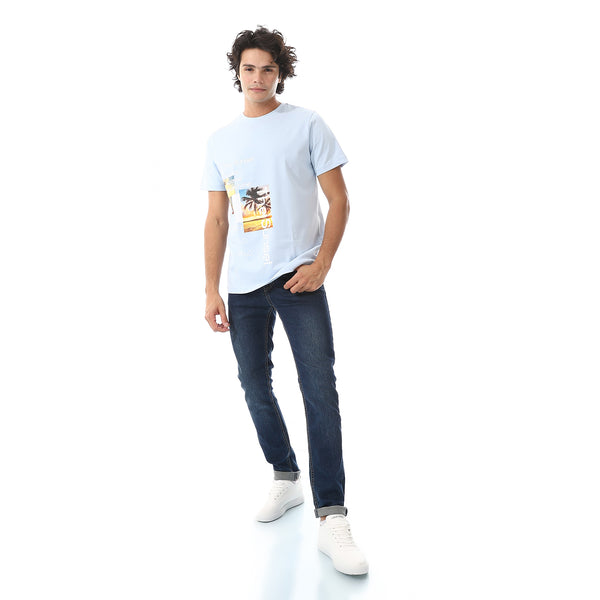 Printed Slip-On Comfy T-Shirt