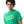 Simple Emerlad Green Multi-Printed T-Shirt