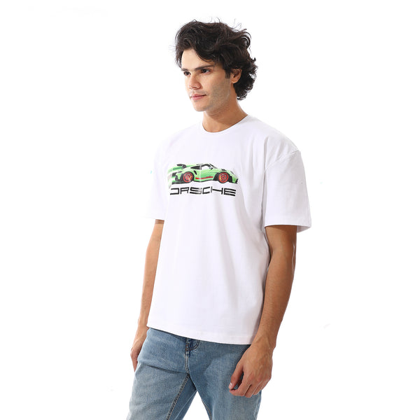 White Comfy Printed T-Shirt
