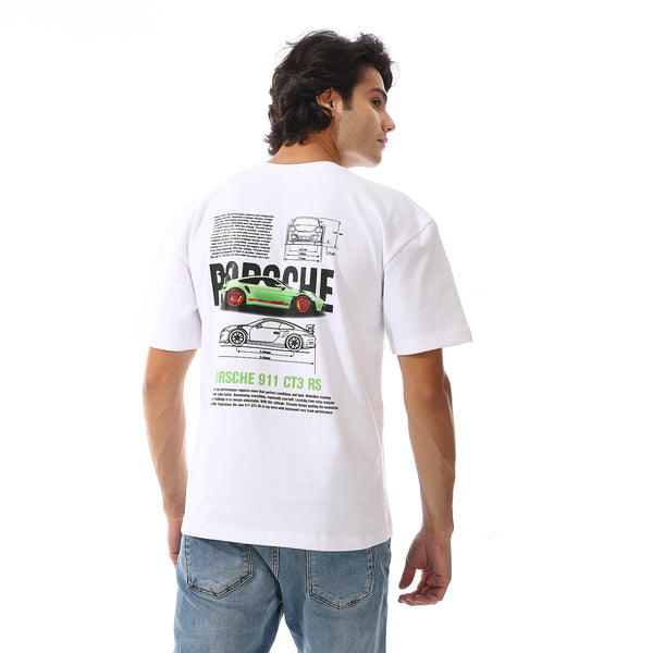 White Comfy Printed T-Shirt