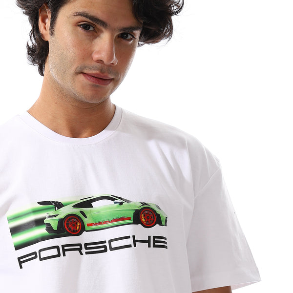 White Comfy Printed T-Shirt