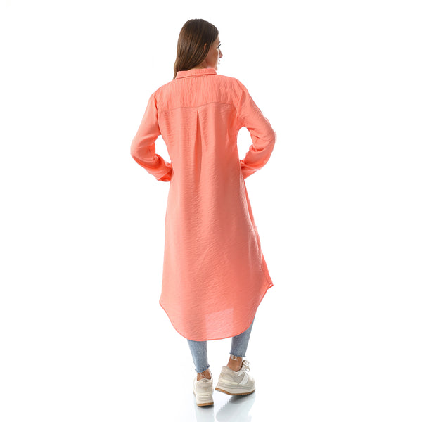 Regular Fit Plain Long Shirt