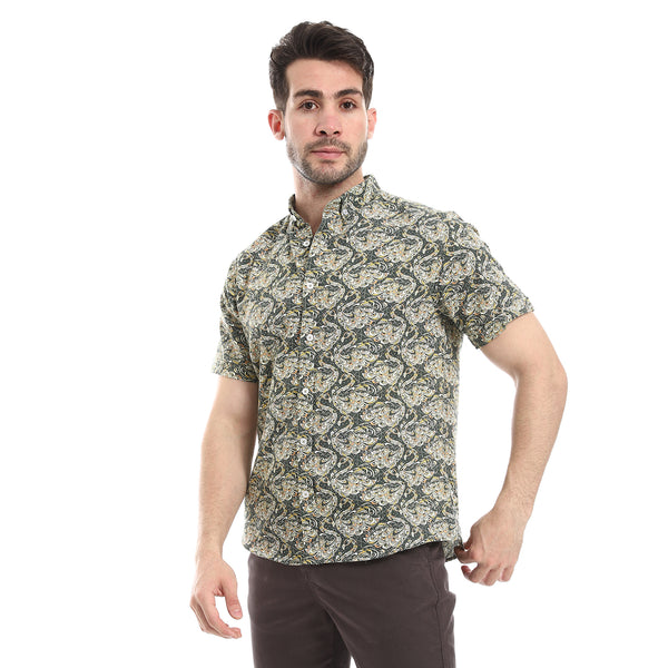 short_sleeves_printed_shirt_olive