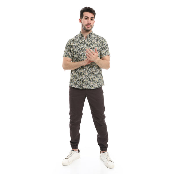 short_sleeves_printed_shirt_olive