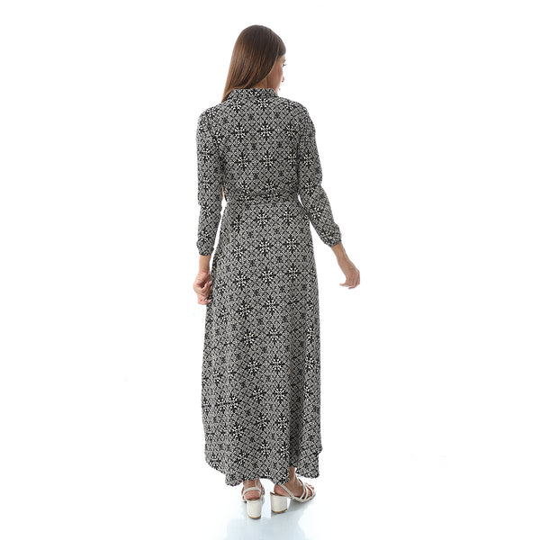 Casual Elegant Cotton Long Dress