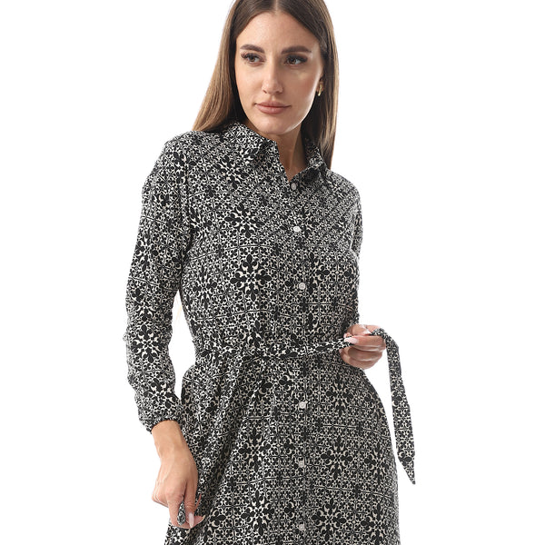 Casual Elegant Cotton Long Dress