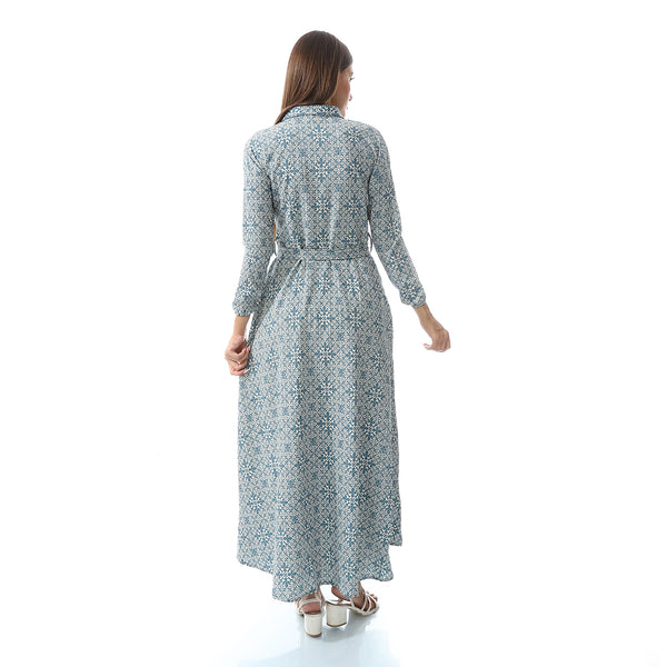 Casual Elegant Cotton Long Dress