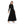 Buttons Down Closure Plain Dress - Black