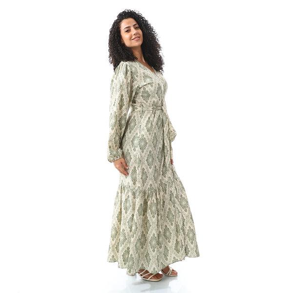 ankle_lengthe_floral_dress_olive