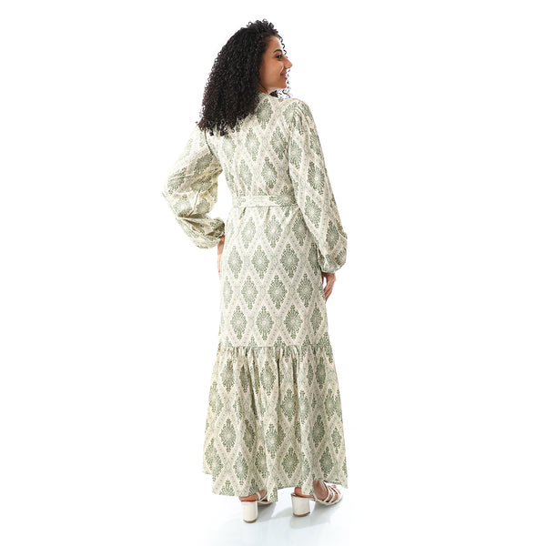 ankle_lengthe_floral_dress_olive
