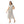 Floral Pattern Sleeveless Dress - Cream Beige & Black