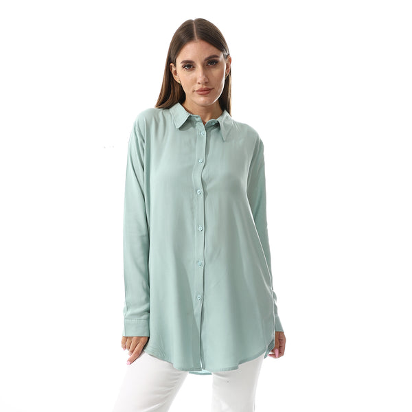 Regular Fit Plain Long Shirt