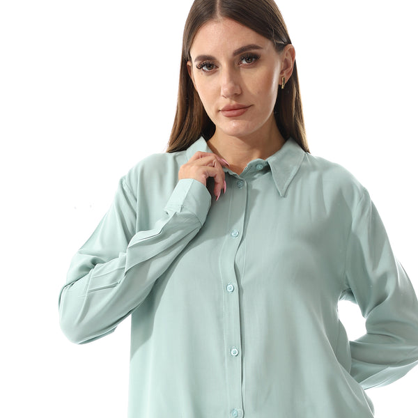 Regular Fit Plain Long Shirt