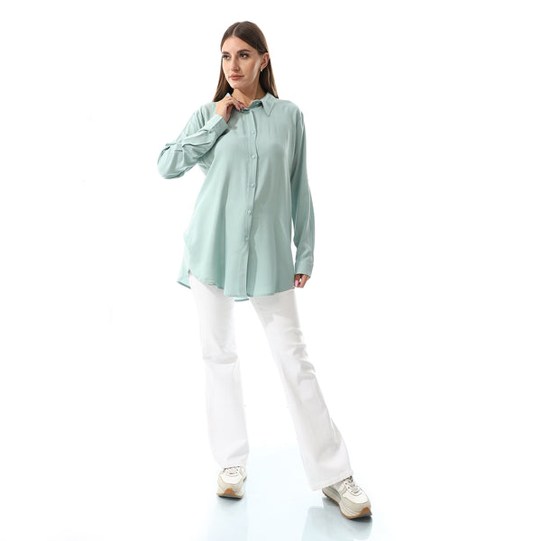 Regular Fit Plain Long Shirt
