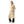 Turn Down Collar Plain Long Shirt - Beige