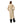 Turn Down Collar Plain Long Shirt - Beige