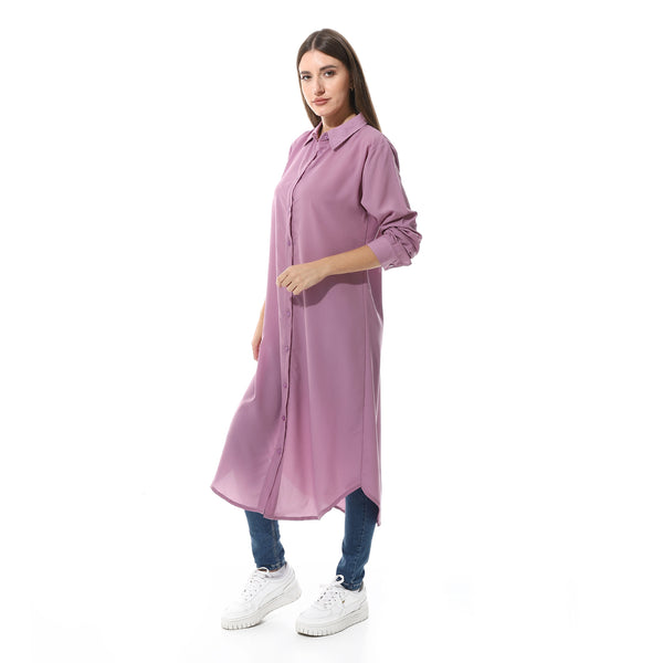 Casual_Long_Sleeves_Chemise_-_Lavendar