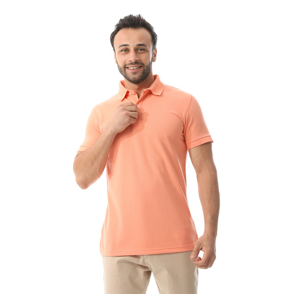 Pique Pattern Polo Shirt