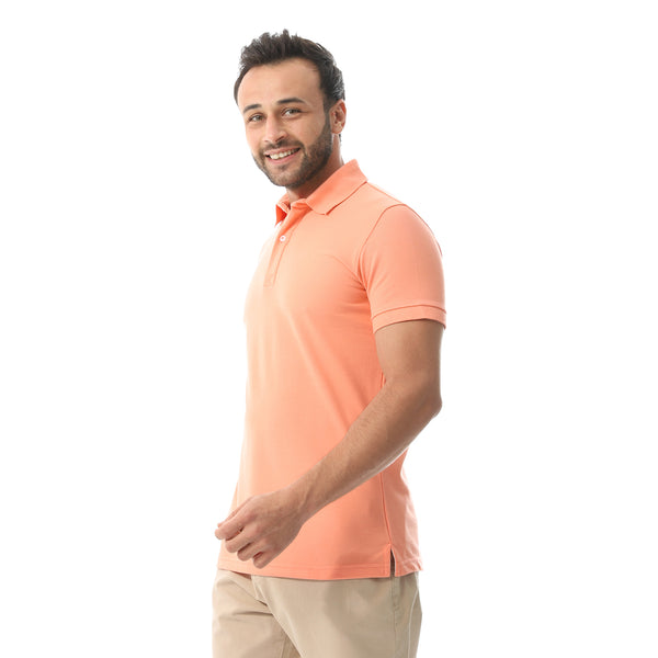 Pique Pattern Polo Shirt