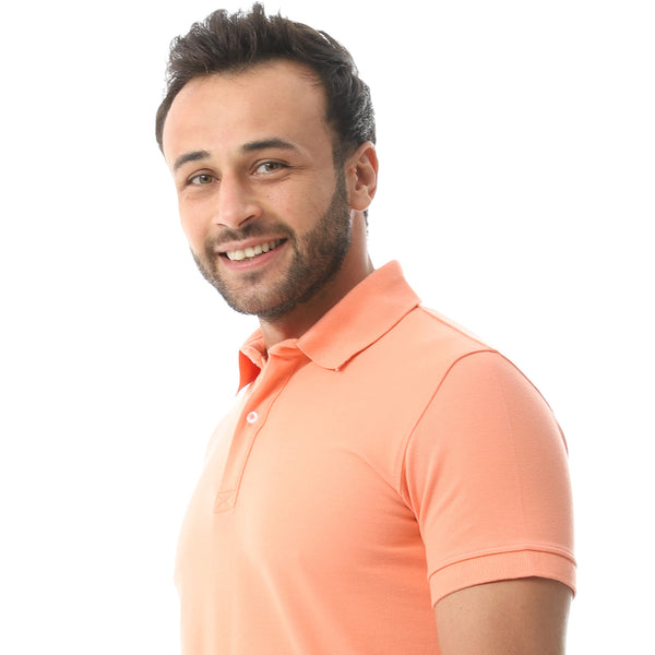 Pique Pattern Polo Shirt