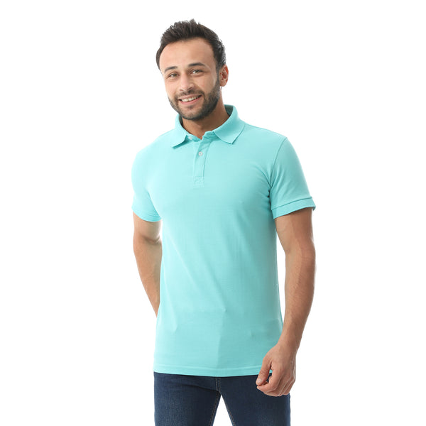 Pique Pattern Polo Shirt
