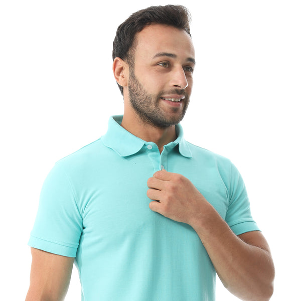 Pique Pattern Polo Shirt
