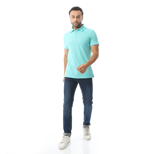 Pique Pattern Polo Shirt