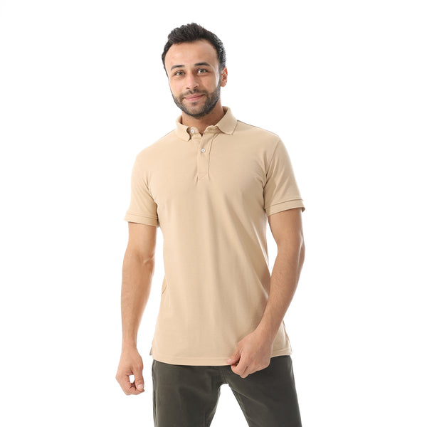 Pique Pattern Polo Shirt