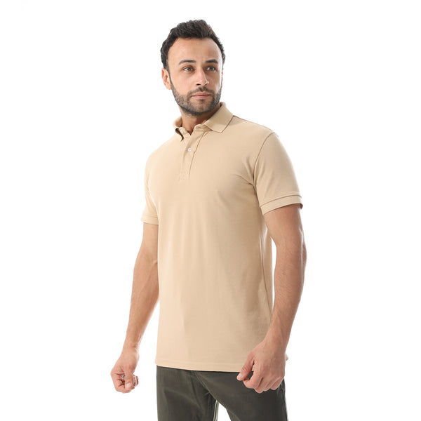 Pique Pattern Polo Shirt