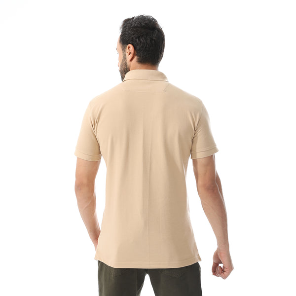 Pique Pattern Polo Shirt