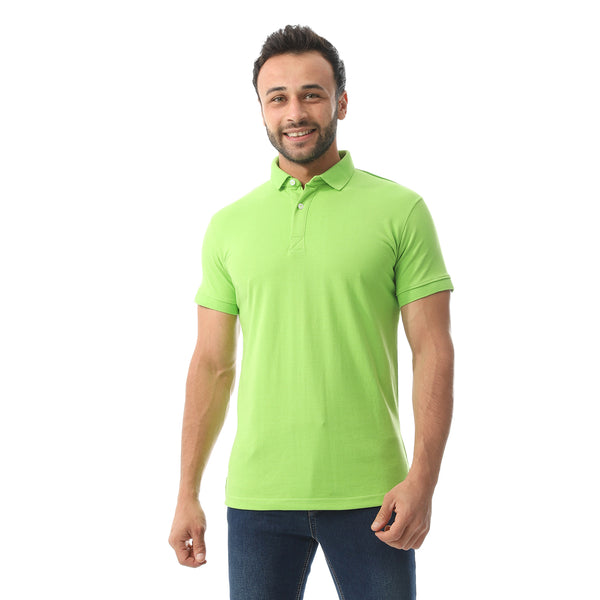 Pique Pattern Polo Shirt