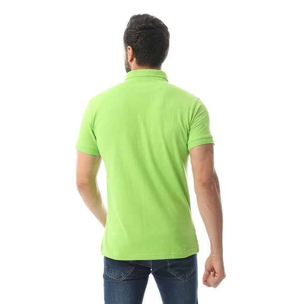 Pique Pattern Polo Shirt