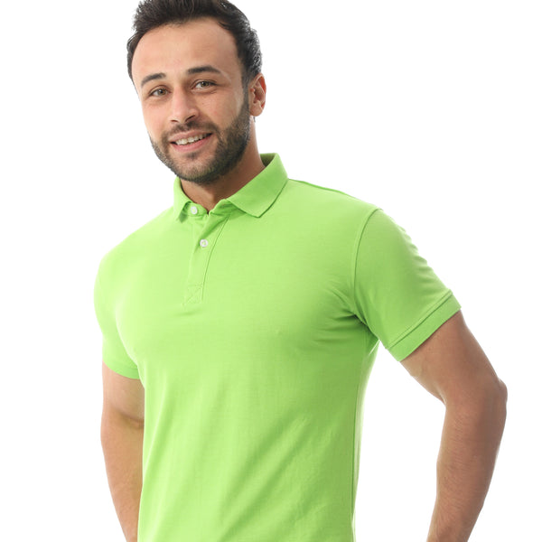 Pique Pattern Polo Shirt