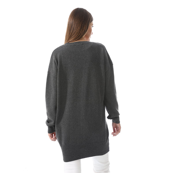 Knitted Slip On Pullover