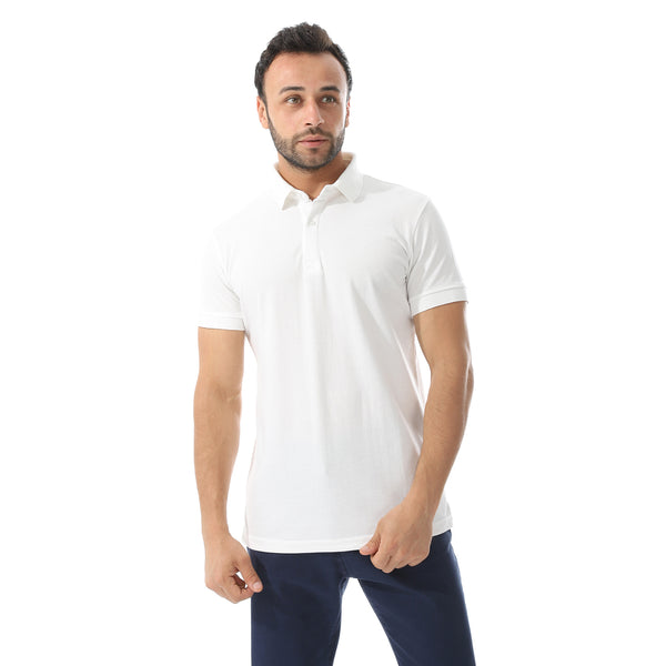 Pique Pattern Polo Shirt